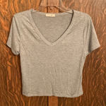 Olivia Rae grey super soft T-shirt top large L Photo 0