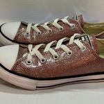 Converse Chuck Taylor Rose Gold Glitter Juniors Shoes 3 Photo 3