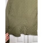 Anthropologie  HEI HEI Quilted Olive Green Zip Up Jacket Womens Size XS Photo 8