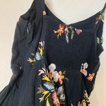Old Navy Black Floral Mini Dress Photo 3