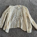 Fuzzi cream crotchet short cardigan Size XS Photo 2
