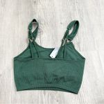 Aerie Seamless Ring Longline Bralette Green NWT size Small Photo 1