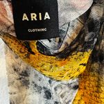 Aria  Snake Print Mesh Slip Dress Semi Sheer Midi Club Party Grunge Size Small Photo 3
