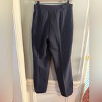 Sag Harbor  100% Wool Dark Purple Trousers with Straight Leg Design Photo 2