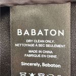 Babaton Aritzia Black faux wrap Triacetate midi skirt, size 8 minimalist luxury Photo 11