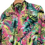 Tommy Bahama  Women’s S Pink Hawaiian Print Golf Tennis 1/3 Zip Jacket Pullover Photo 3