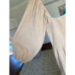 Neuflora Cotton Gauze Maxi Dress Smocked Cottagecore M Light Camel Puff Sleeve M Tan Size M Photo 4