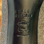 Stuart Weitzman Bronze Pyrite Nocturn Bowover Open Toe Pumps Size 8.5 Photo 12