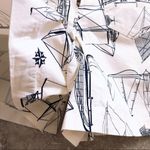 Tory Burch Skort Adrift Navy Ivory Mini Skirt Size 24 New w/Tag $195 Photo 8