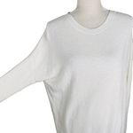 Athleta  Asymmetrical Rest Day Crewneck Sweater Small Ivory Photo 7