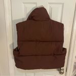 Brown Puffer Vest Size L Photo 2