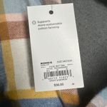 Croft & Barrow ‎ Womens Medium Flannel Shirt Button Up Plaid Long Sleeve Top NWT Photo 6