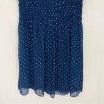 Madewell  Georgette Smock Top Mini Dress in Polka Dot Size XS Photo 3