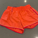 HIND Athletic Running Shorts Elastic Waist Lightweight Activewear Womens large Orange Photo 0
