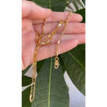 Boutique 18k Yellow Gold Filled Flat Mariner Chain Necklace, 20” Photo 3