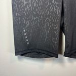 Old Navy Active Womens Go-Dry Athletic Bike Shorts Black Cheetah Pocket Sz Large Photo 2