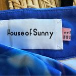 House of Sunny Fantasia Flare Pant Bubble Print New Size 4 Womens Blue Photo 6