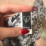 Windsor  Snake Skin Print Longsleeve Crop Top Photo 2