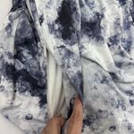 Soma Wknd Smocked Maxi Dress Jersey Knit Tie Dye Strapless Smocked Blue … Size L Photo 5