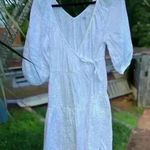 With Whit by Whitney Port White Gauze Wrap Dress size Medium $278 Photo 3