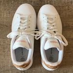 Adidas  Women's White and Gold Sneakers Photo 2