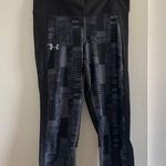 Under Armour  Black Compression Capri Leggings with Pocket Photo 0