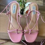 Steve Madden Blush Pink Lace-Up Sandals Photo 2