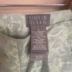 Sigrid Olsen Linen and Silk  Light Gray Patterned Pants Photo 1