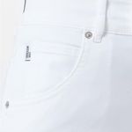 Love moschino Gabardine Stretch 30 Flare Trousers White Pants Photo 3