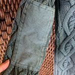 Ruff Hewn Distressed Green Cableknit Sweater with Elbow Patches  Size S Photo 4