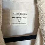 Jillian Harris X Jackson Rowe The Scholar Shacket Warm Vanilla Heart Jacket Size M Photo 4