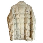 The North Face 600 Fill Vintage Puffer Parka Womens Size Large Cream Silver 2008 Photo 1