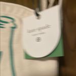 Kate Spade Green and White Tote Bag Photo 1