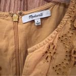 Madewell Scalloped Eyelet Fit & Flare Lined Midi Dress in Tungsten Glow Size 6 Photo 10