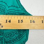 Patagonia  Teal Blue Paisley Tank Top Womens M Athletic Gorpcore Hiking Casual Photo 3