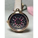 Kate Spade Kate‎ Spade Holland Mandala Watch Gold Pink Crystals Leather Strap Womens Analog Photo 5