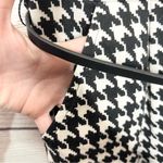 Takara NWT Black & White Houndstooth Belted Mini Dress Size 7 Photo 4