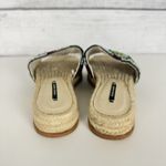 ZARA Beaded Watermelon Espadrille Bohemian Sandals Sz 35/US 5 Colorful Summer Photo 6