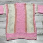 Vintage 80s Mister Noah Coquette Sweater Small Pink Acrylic Pearl Embellished Photo 7