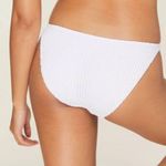 ANDIE NWT Demi Moore  Swim White Crochet Tropez Bottom Large Midrise Classic Fit Photo 2