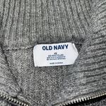 Old Navy Gray Knit Half Zip Pullover Size XS Photo 2