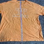 Aerie  Orange XL Graphic Tee "Here To Amuse" Relaxed Fit Cotton Blend T-Shirt Photo 12