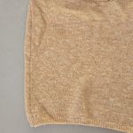 ZARA Sweater Knit Crop Top With Chain Detail In Beige Size S Photo 4