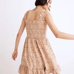 Madewell Lucie smocked tank linen-blend mini dress Photo 1
