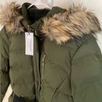 Karen Millen #703  Belted Faux Fur Puffer Jacket Photo 4