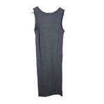 Pact Softspun Gray Tank Dress Midi Dress XS Organic Cotton Side Slits Casual Photo 6