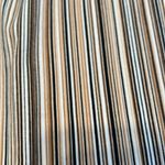 Rafaella  sz10 tan brown cream stripped side zip ankle length pants EUC Photo 9