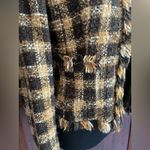 Walter Black and Carmel fringe trim blazer Black Size 8 Photo 3