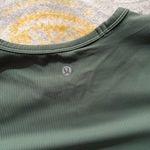 Lululemon  all it takes ribbed tee shirt green eucalyptus size 8 Photo 2