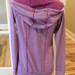 Tangerine Hoodie Pullover Deep Raspberry Zip Up Long Sleeve New Small Photo 3